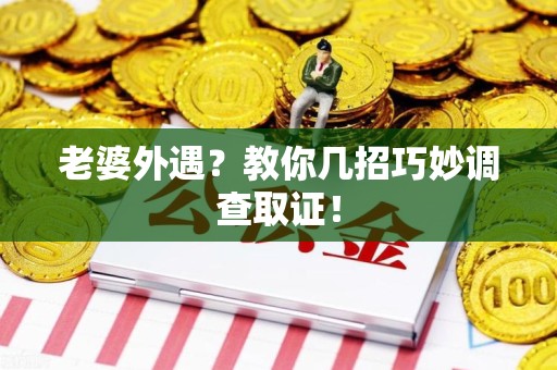 湖口老婆外遇？教你几招巧妙调查取证！