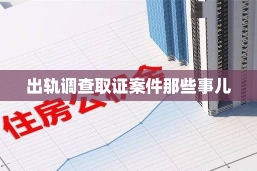 湖口出轨调查取证案件那些事儿